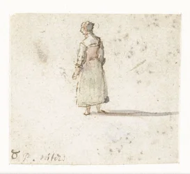 Standing Woman Seen from the Back